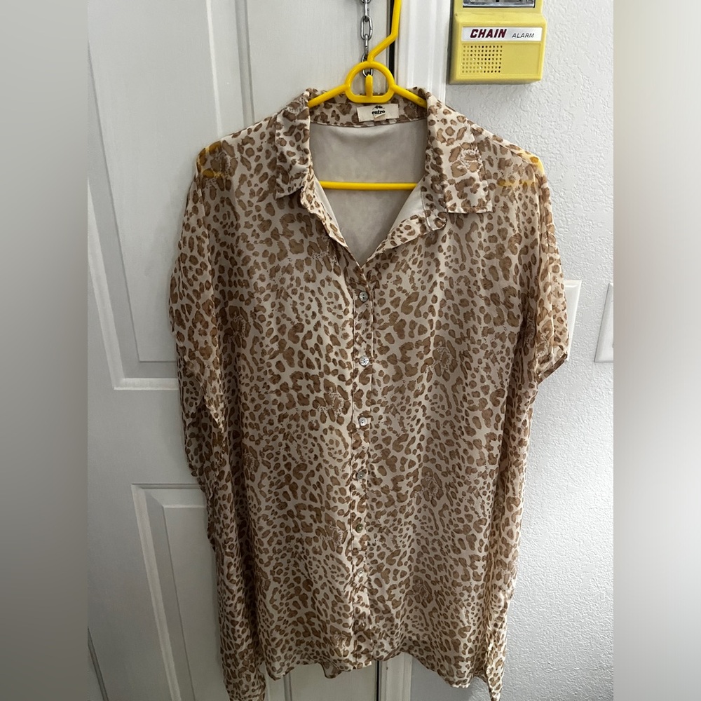 Leopard Print Mini Dress